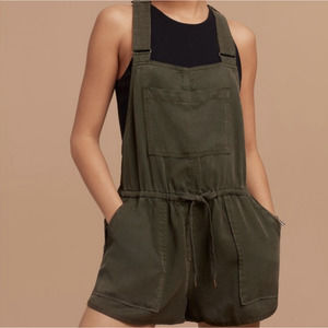 Aritzia Wilfred Beatriz Green Romper